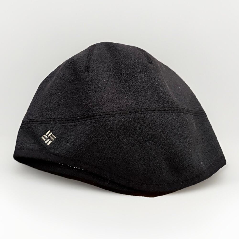 Columbia Unisex Black Omni-Wind Block Thermal Reflective Beanie Hat Size S/M